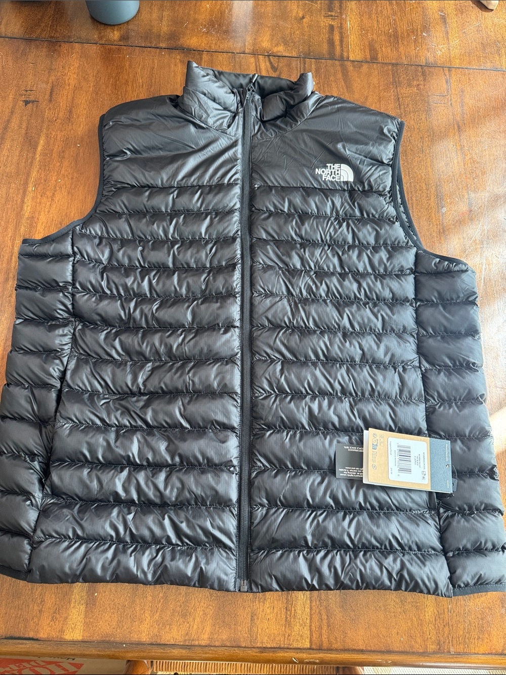 The North Face Men's Black Quilted Down Vest